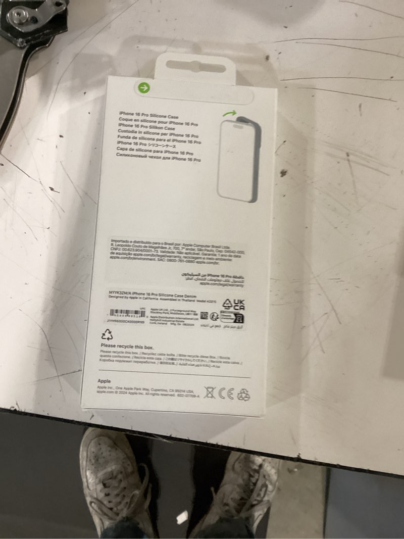 Condition photo showing New/Like New for apple iphone 16 pro silicone case with magsafe - denim