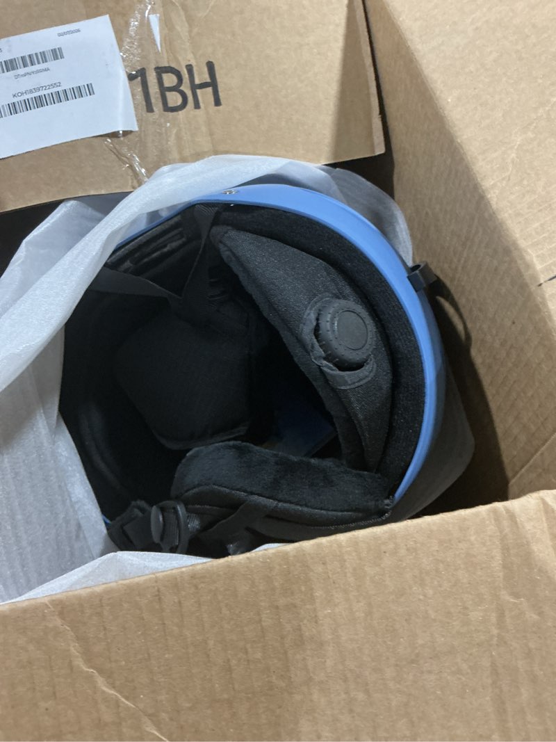 Condition photo showing Good Condition for Ski Helmet for Women Men, Safety Certified Snowboard Helmet with Shockproof ABS Hard Shell for Adults & Youth Medium Sky Blue