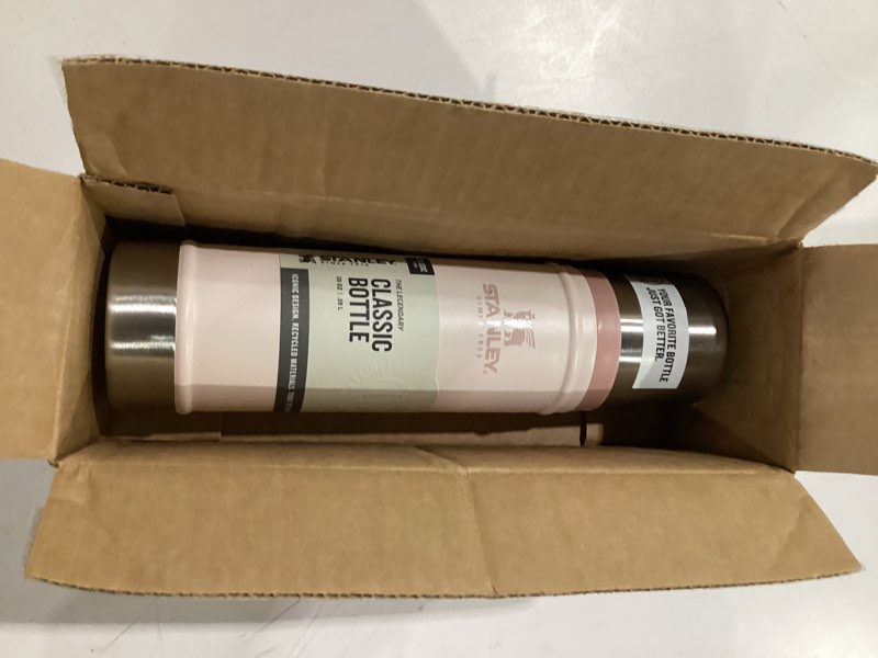 Condition photo showing Good Condition for stanley classic legendary vacuum bottle 20 oz | wide mouth with leakproof cup lid | keep drinks hot or cold | packable for travel | insulated stainless steel thermal bottle | bpa-free | rose quartz