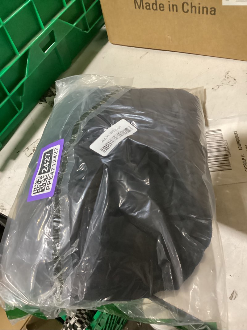 Condition photo showing New/Like New for bddc table skirts for rectangle tables 6ft - one-piece black tablecloths and skirt, wrinkle resistant ruffles elastic cover for banquets, weddings, events, parties 72" x 30" (rectangular) black