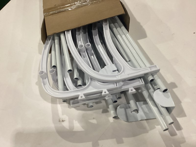 Condition photo showing New/Like New for Fancy Buying Over The Door Shoe Rack Holder - 36 Pair Shoes Hanging Shelf Storage Shoe Organizer with Hooks