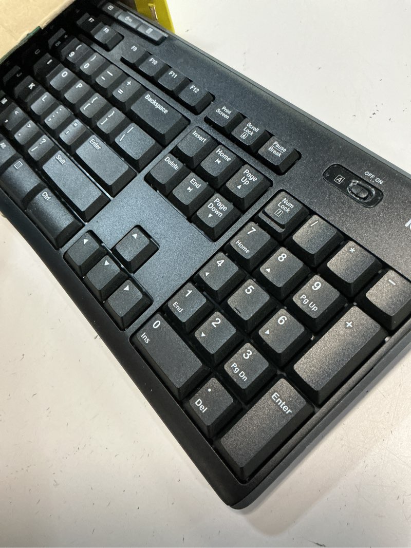 Condition photo showing Good Condition for logitech mk270 wireless keyboard and mouse combo for windows, 2.4 ghz wireless, compact mouse, 8 multimedia and shortcut keys, 2-year battery life, for pc, laptop - black