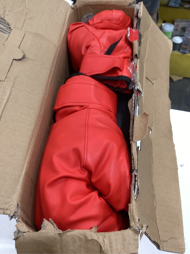 Condition photo showing As Is for Fitness Reflex Bag, Speed Ball Stand Punching Bag with Gloves, Height Adjustable Reflex Bag for Teens&Adults, Speed Bag Perfect for MMA Training, Stress Relief & Fitness, Ideal for Gifts