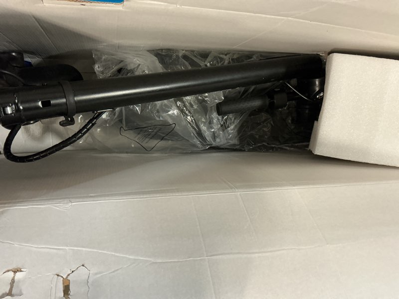 Condition photo showing As Is for Hover-1 Alpha 2.0 Foldable Electric Scooter with 450W Brushless Motor, 18 mph Max Speed, 10” Air-Filled Tires and 12 Mile Range Black