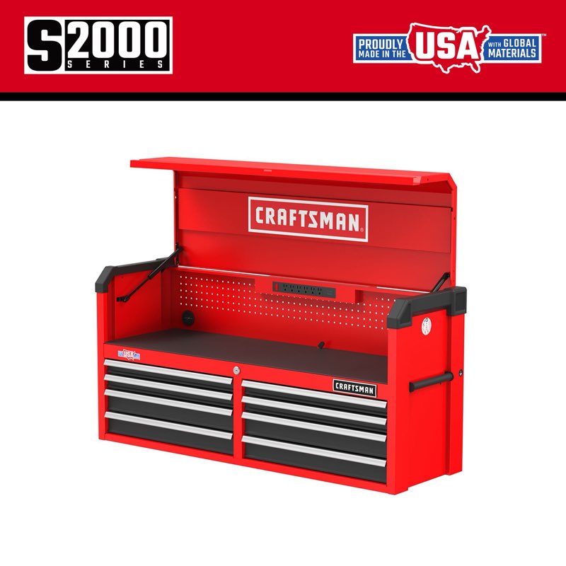 CRAFTSMAN 2000 Series 51.5-in W x 24.7-in H 8-Drawer Steel Tool