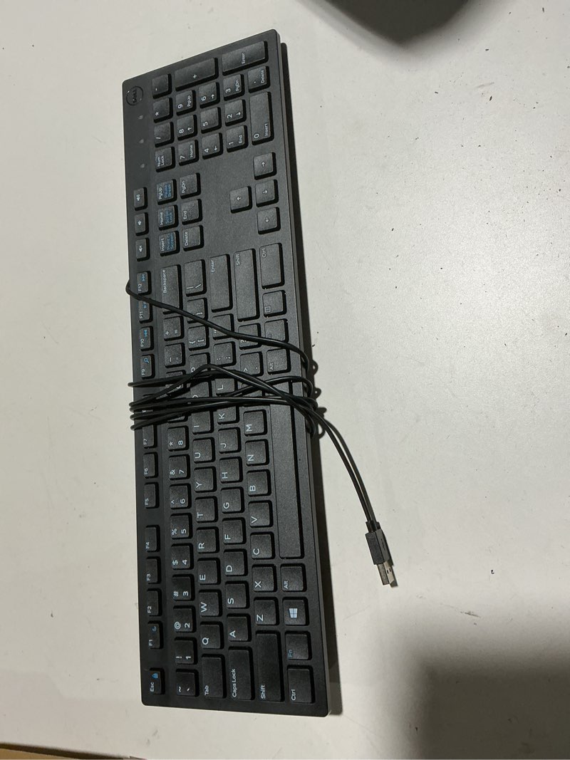 Condition photo showing Good Condition for Dell Wired Keyboard - Black KB216 (580-ADMT)