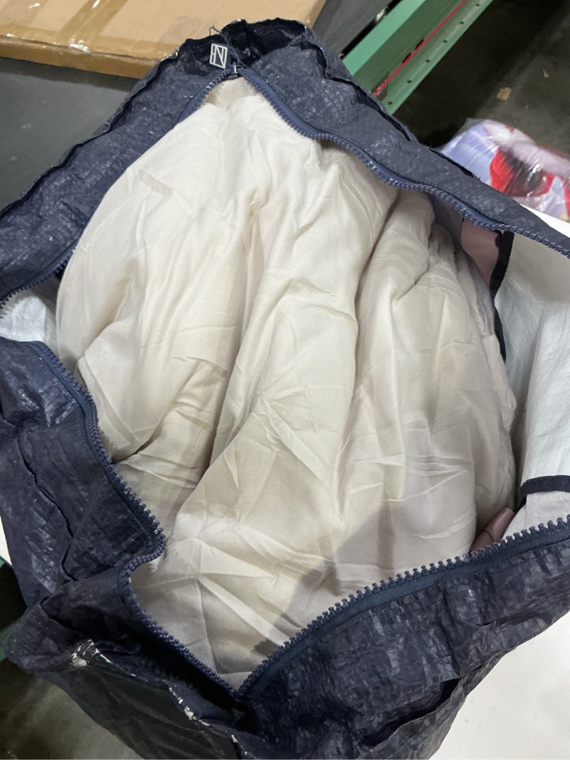 Condition photo showing As Is for CozyLux Beige Full Size Comforter Set, 3 Pieces Solid Breathable Quilted Style Bedding Sets, Luxury Fluffy Soft Bed Set with Down Alternative Comforter for All Season (1 Comforter & 2 Pillowcases)