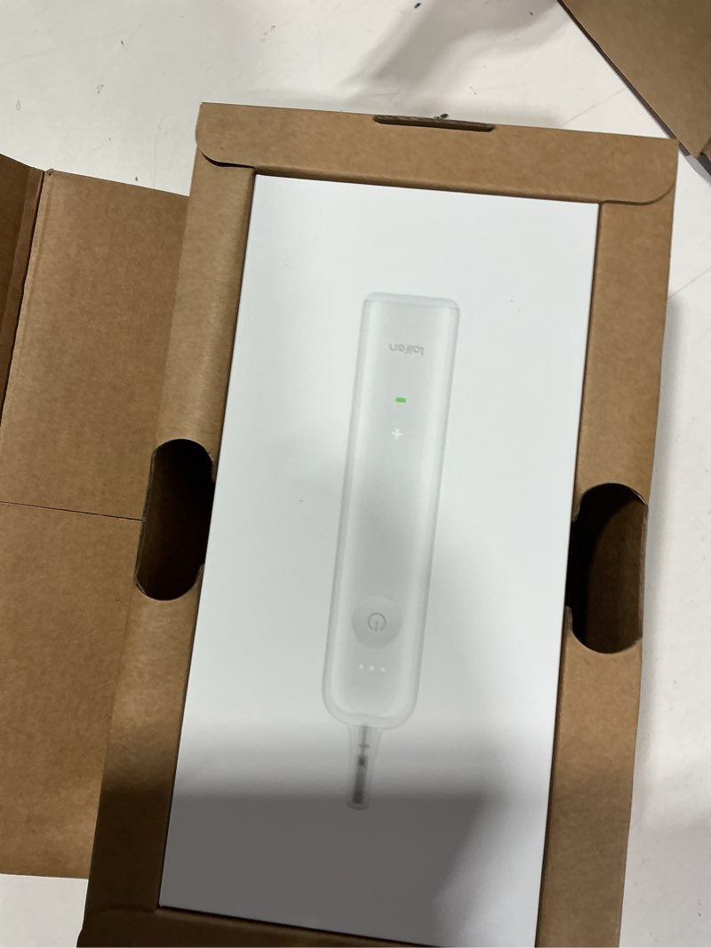 Condition photo showing New/Like New for laifen wave pro sonic toothbrush, 60° oscillation & pressure sensor, white | abs material, app connectivity, 2 replacement brush heads, 70-day battery, travel friendly, wireless charging, easy grip