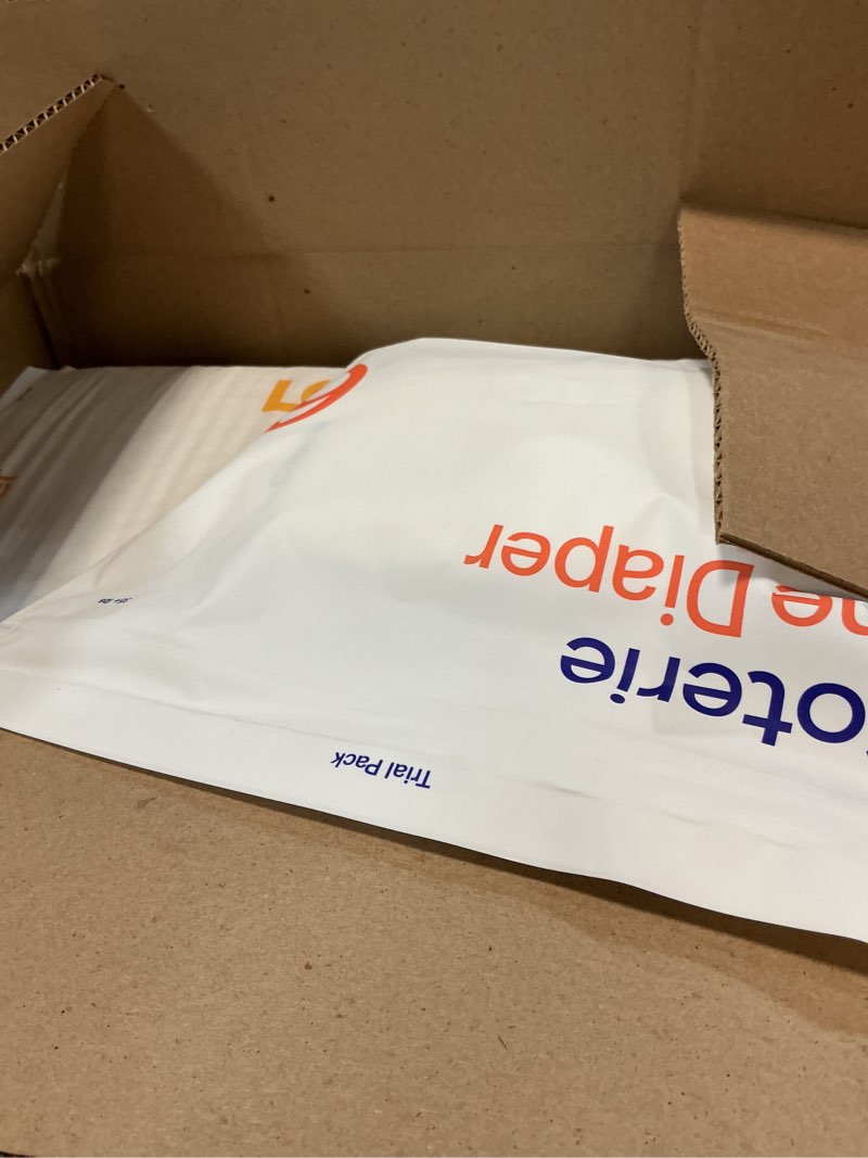 Condition photo showing Good Condition for coterie the pant, size 5, refastenable training pants for sensitive skin, hypoallergenic, super absorbent overnight leak protection, 3t/4t (27-38 lbs) 112 count size 5, 27-38 pound (112 count)