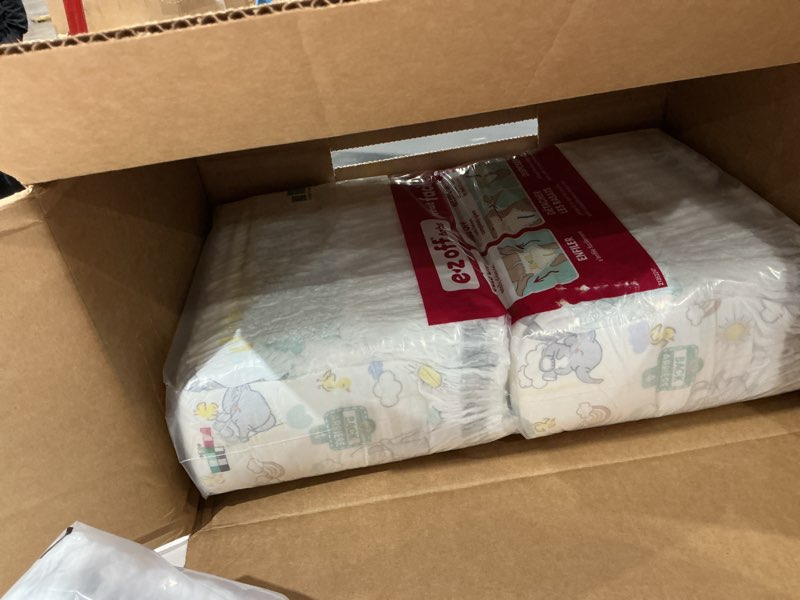 Condition photo showing As Is for pampers diapers - swaddlers 360° - size 4, 132 count, up to 100% leakproof comfy dry fit, designed for easy changes, pull on baby diaper (packaging may vary) size 4 132