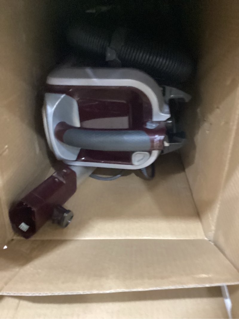 Condition photo showing New/Like New for Shark NV752 Rotator Powered Lift-Away TruePet Upright Vacuum with HEPA Filter, Large Dust Cup Capacity, LED Headlights, Upholstery Tool, Perfect Pet Power Brush & Crevice Tool, Bordeaux