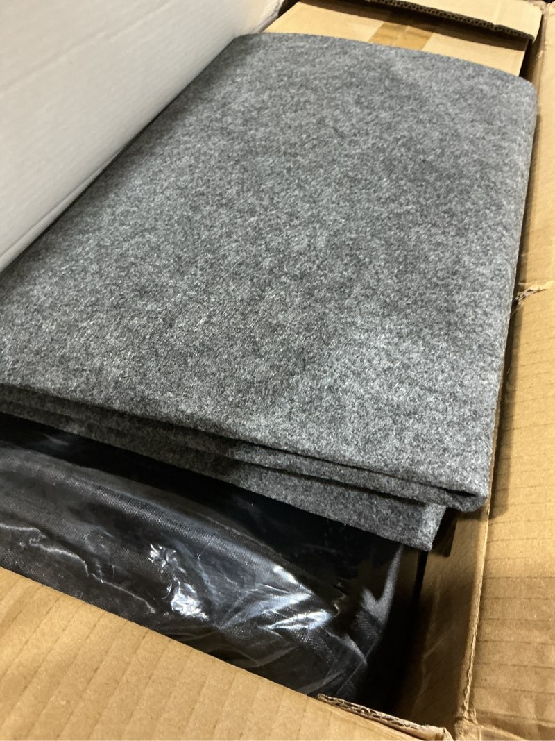 Condition photo showing As Is for Upgraded Sauna Box for Relaxation, Detoxification, Portable Sauna for Home with Steamer, Remote Control, Folding Chair, 9 Levels, 2.6’ x 2.6’ x 5.9’ Black