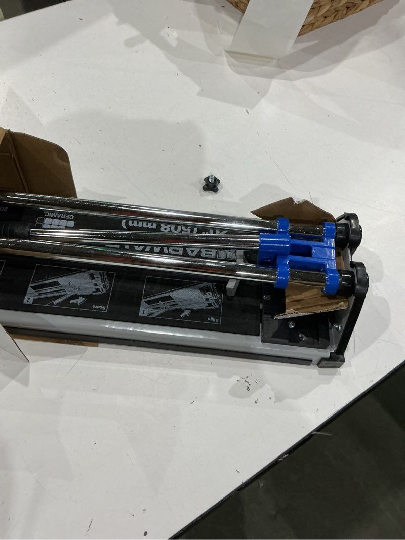 Condition photo showing As Is for barwalt 20-in tile cutter