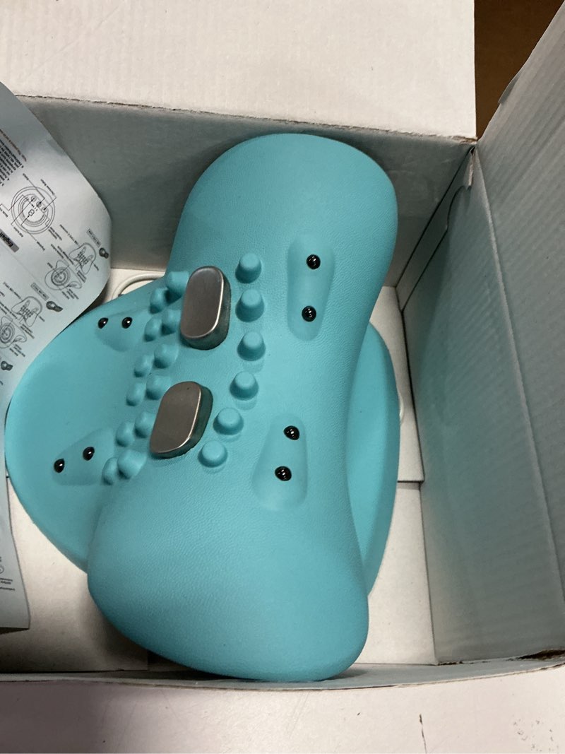 Condition photo showing Good Condition for Neck Massager 2025, Neck and Shoulder Relaxer with Heat, 3 Modes, Portable Pillows for Pain Relief and Muscle Relax, 26° Angle Cervical Traction Device for Back, Shoulder