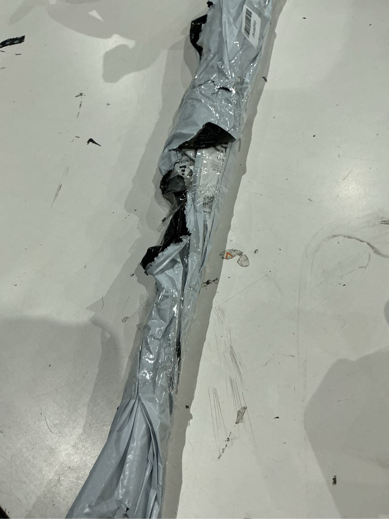 Condition photo showing As Is for missing pieces gas spring prop struts shock lift supports 23 inches 200lb with l mount for rv bed floor hatch trap door tv cabinet heavy duty box lid window (200lb, 23in)