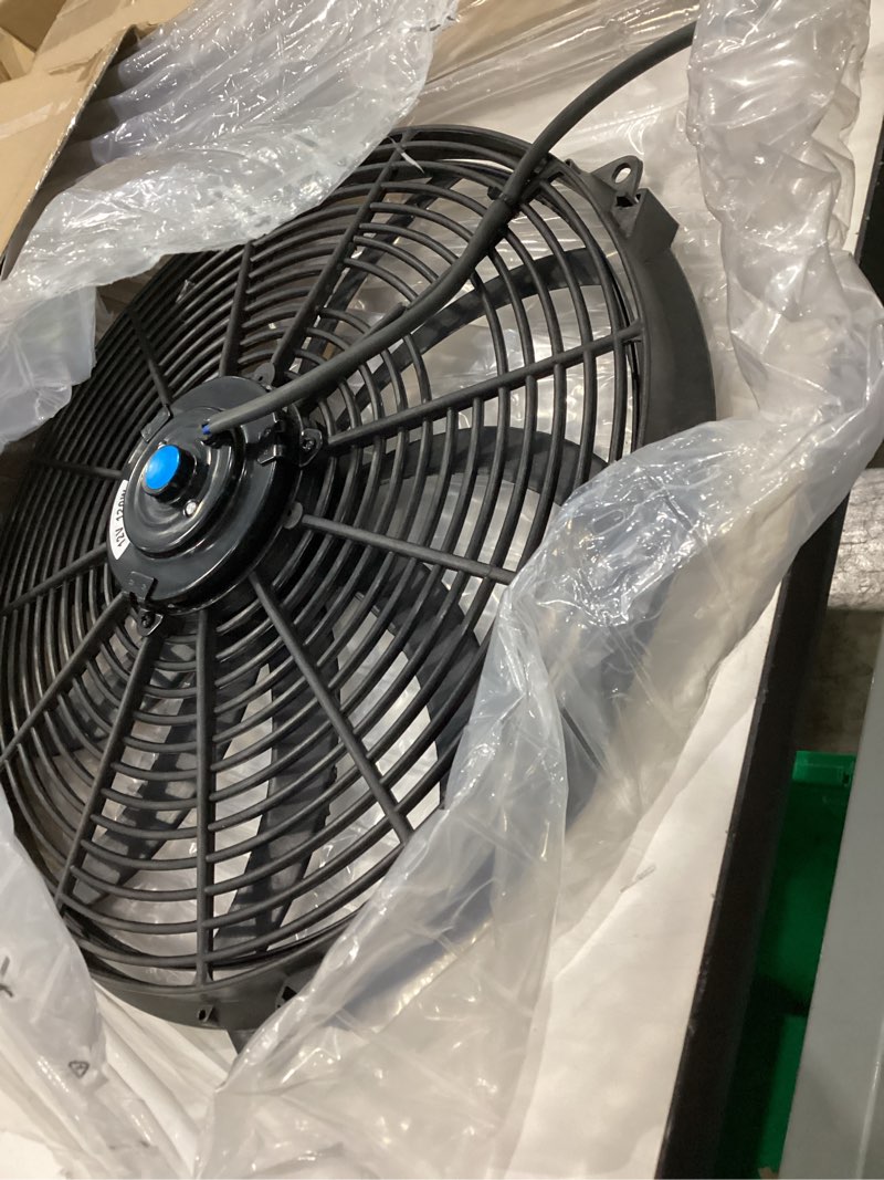 Condition photo showing Good Condition for blackhorse-racing 16" 16 inch electric radiator fan high 3000 + cfm thermostat wiring switch relay kit black