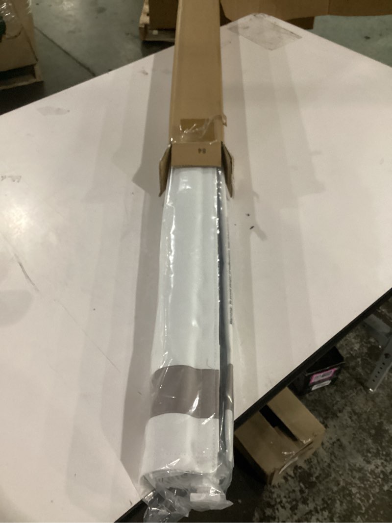 Condition photo showing Good Condition for lazblinds no tools no drill cordless roman shades for windows, blackout thermal insulated uv blocking window blinds, room darkening fabric blinds for indoor windows, 31'' w x 64'' h, white-grey white-grey (blackout) 31" w x 64" h