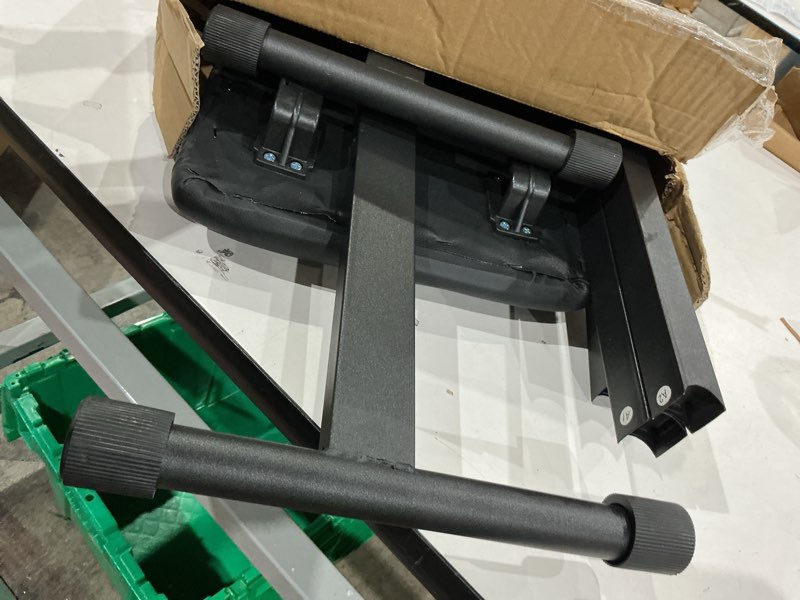 Condition photo showing Good Condition for (used)keyboard stand & bench set, upgrade heavy duty double-x keyboard stand, adjustable & portable digital piano stand with locking straps double x-shape with locking straps