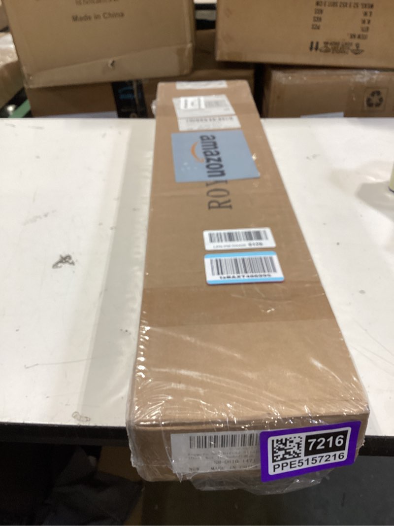 Condition photo showing New/Like New for 58" bifold sliding barn door hardware track kit,side mounted black j shape roller,smoothly and quietly,assembly easy,fit four 13.5" bi-folding doors (door not included) 58'' for 4 doors (hardware only) black-j shape