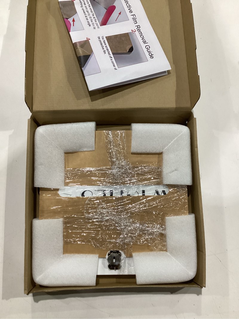 Condition photo showing Good Condition for white acrylic card box with slot & lock, elegant wedding card boxes for reception, large money envelope gift card box for party wedding birthday engagement anniversary stylish table decor