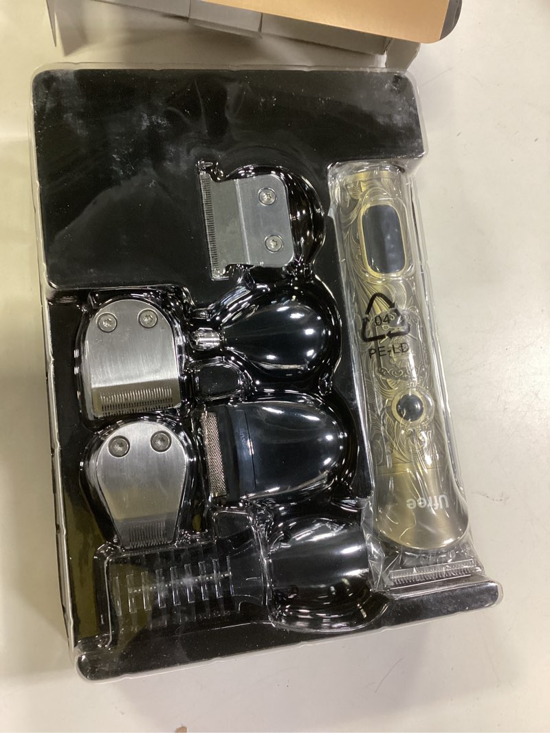 Condition photo showing New/Like New for Ufree Beard Trimmer for Men, Electric Razor Shaver, Cordless Hair Clipper Shaving Kit for Mustache Body Nose Ear Hair Facial, Adjustable Beard Grooming Kit Birthday Gifts for Men Bronze