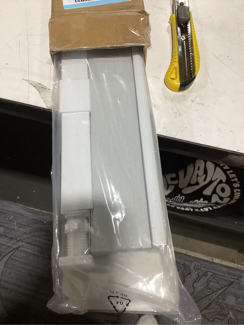 Condition photo showing Good Condition for lazblinds cordless cellular shades, no tools no drill blackout honeycomb shades pleated blinds for windows, 35.5'' w x 72'' h, silver white blackout-silver white 35 1/2'' w × 72'' h