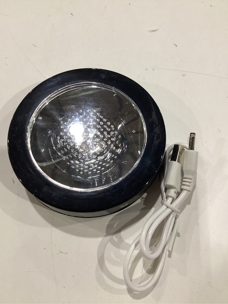 Condition photo showing New/Like New for led coasters for drinks, lafeina usb rechargeable light up coasters for bar beer beverage, wine bottle cup luminous mat cup holder for party, wedding, bar club (1 pack, black)