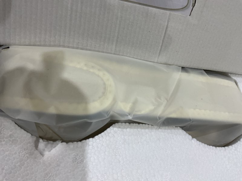 Condition photo showing Good Condition for fsa eligible items only list electric abdominal massager, heated stomach massager device for constipation, gas, bloating & reflux, soothing kneading belly massager for digestive comfort white