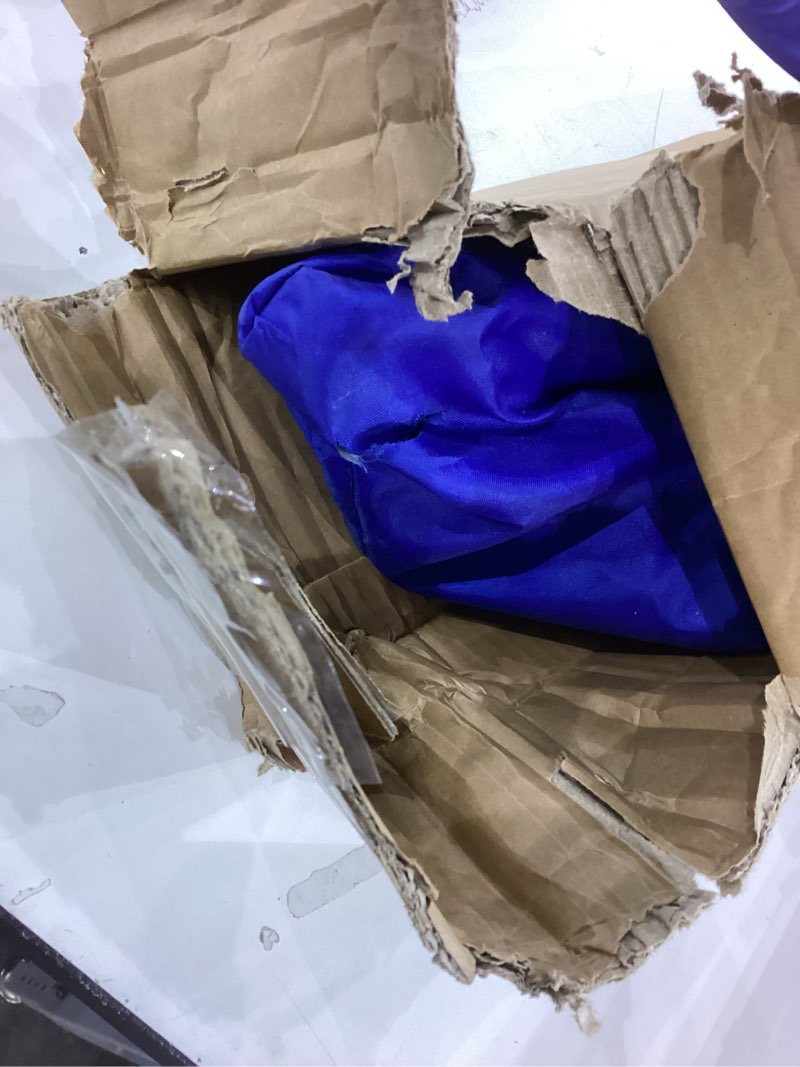 Condition photo showing As Is for AMMSUN Shade Umbrella, Premium Portable Umbrella with Stand, 6.5ft Lightweight Free Standing Canopy for Sporting Games, Adjustable Instant Sun Protection and Easy to Carry, Blue