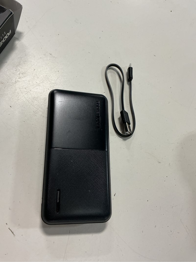 Condition photo showing Good Condition for pocket juice slim pro 20,000mah, portable power bank and charger with dual usb ports, black