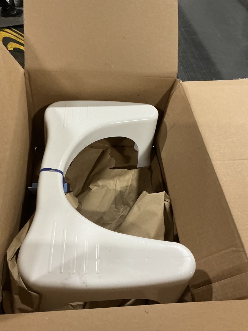 Condition photo showing As Is for Squatty Potty Simple Curve Toilet Stool. White
