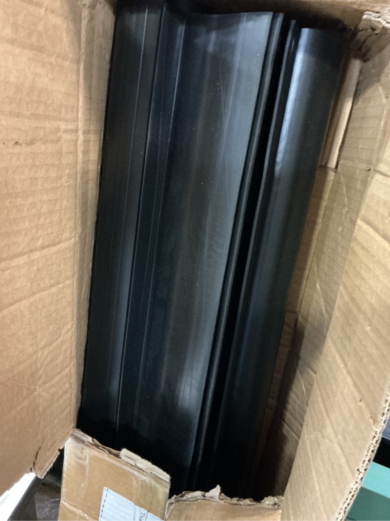 Condition photo showing Good Condition for dock bumpers, 12 feet /16 feet /24 feet full protection boat dock bumpers for edging, dock fender for straight edge and side, includes mounting screws, black gray white 24feet black