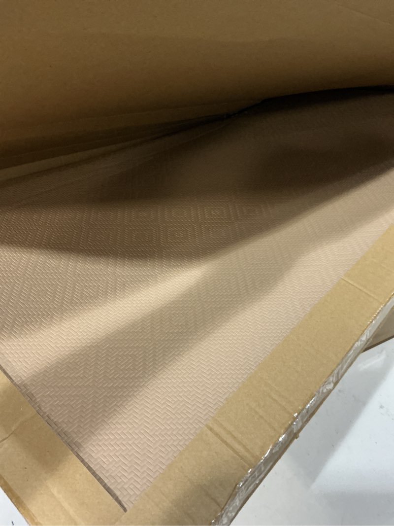 Condition photo showing Good Condition for ophanie kitchen mats for floor, 3/4 inch thick kitchen rugs, 20''x39'' anti fatigue standing cushioned mat, waterproof,comfort ergonomic mat for office, home, sink, beige non-slip bottom beige 39"l x 20"w x 0.8"th