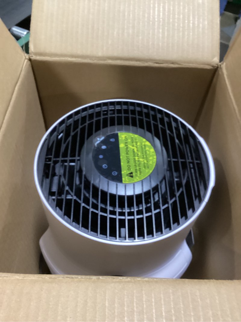 Condition photo showing As Is for Shark Air Purifier for Home, NeverChange, for Large Room, Bedroom, Home Office, HEPA-Exceeding Filter, Captures Pollutants, Pet Dander, Dust, Odor, Smoke, and More, HP153, White