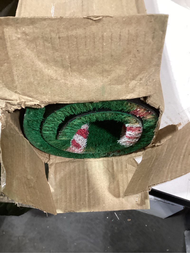 Condition photo showing Good Condition for MAINEVENT Candy Cane Door Mat 30x17 Inch, Candy Cane Doormat for Covered Outdoor Area, Candy Cane Christmas Rug, Christmas Door Mat, Christmas Welcome Mat for Front Door