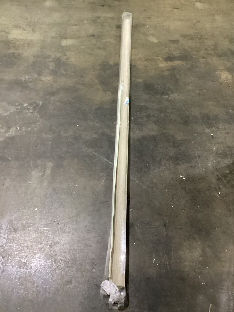 Condition photo showing Good Condition for allen + roth 96-in x 96-in sand light filtering cordless outdoor roller shade