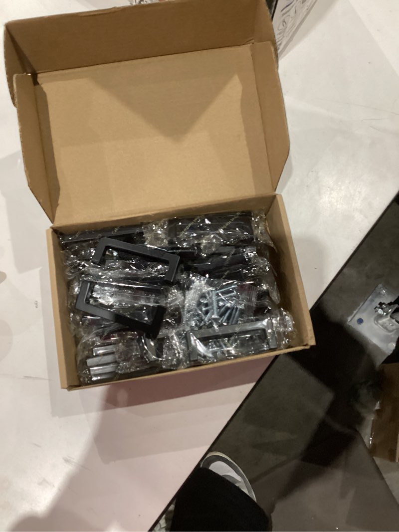 Condition photo showing New/Like New for ravinte 30 pack solid 3 inch center to center slim square bar drawer handles kitchen cabinet handles black drawer pulls kitchen cabinet hardware matte black dresser pulls for cupboard 30 flat black 3'' hole center