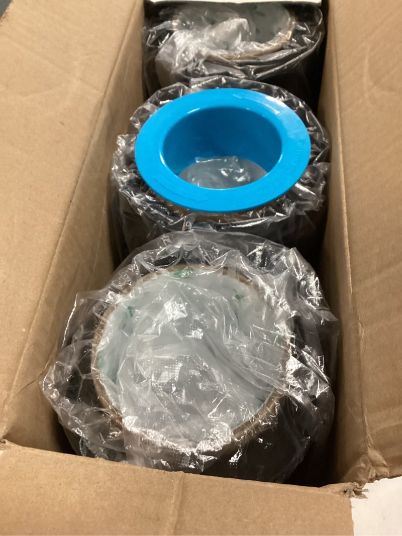 Condition photo showing New/Like New for bomei pack black stretch wrap industrial strength with plastic handle 12" x 1000 feet 80 gauge 3-pack, black shrink wrap, self-adhering black plastic wrap for shipping, moving