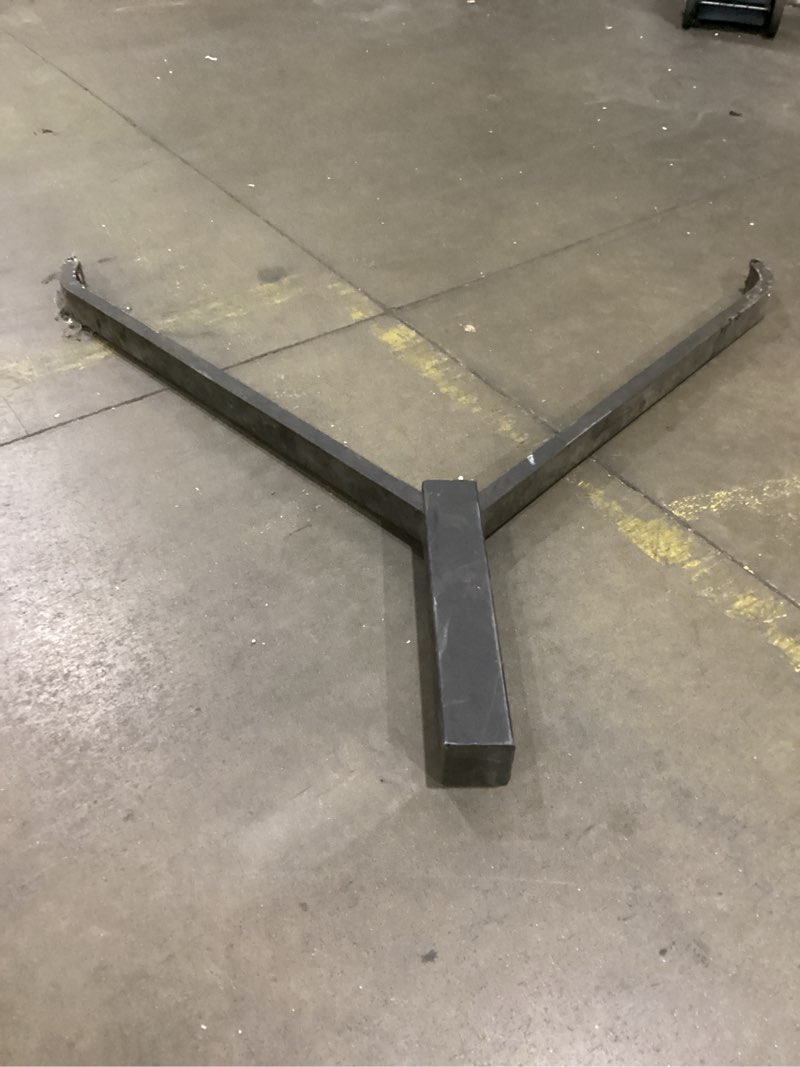 Condition photo showing As Is for black metal fram (product info unknown)