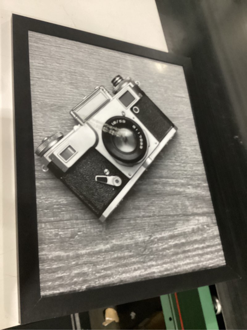 Condition photo showing Good Condition for Americanflat 16x20 Picture Frame with Polished Plexiglass - Black Picture Frame - Wide Photo Frames Made of Engineered Wood for Vertical or Horizontal Wall Display - Epic Collection - Black Black 16x20