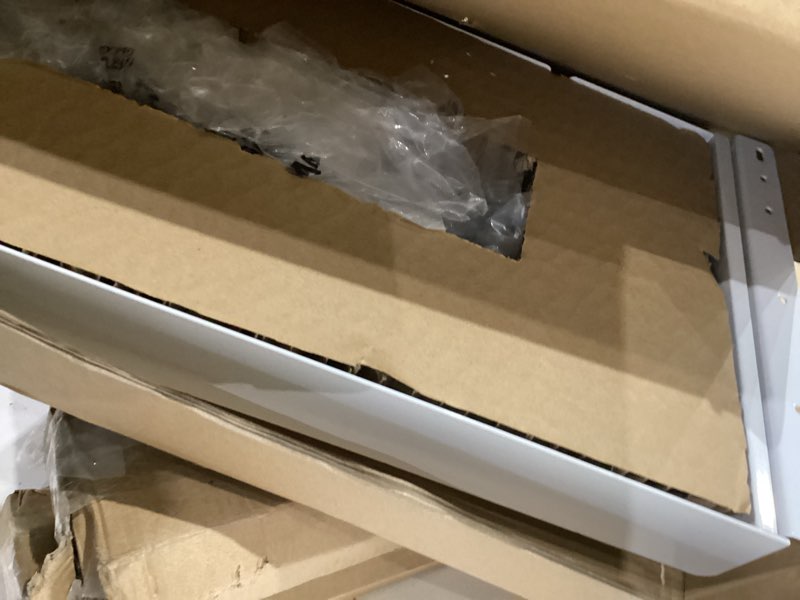 Condition photo showing Good Condition for under desk drawer,20.1 inch carbon steel slide-out under table storage organizer with full extension ball-bearing slides,undermount drawer for standing desk & home office,white white 20.1"