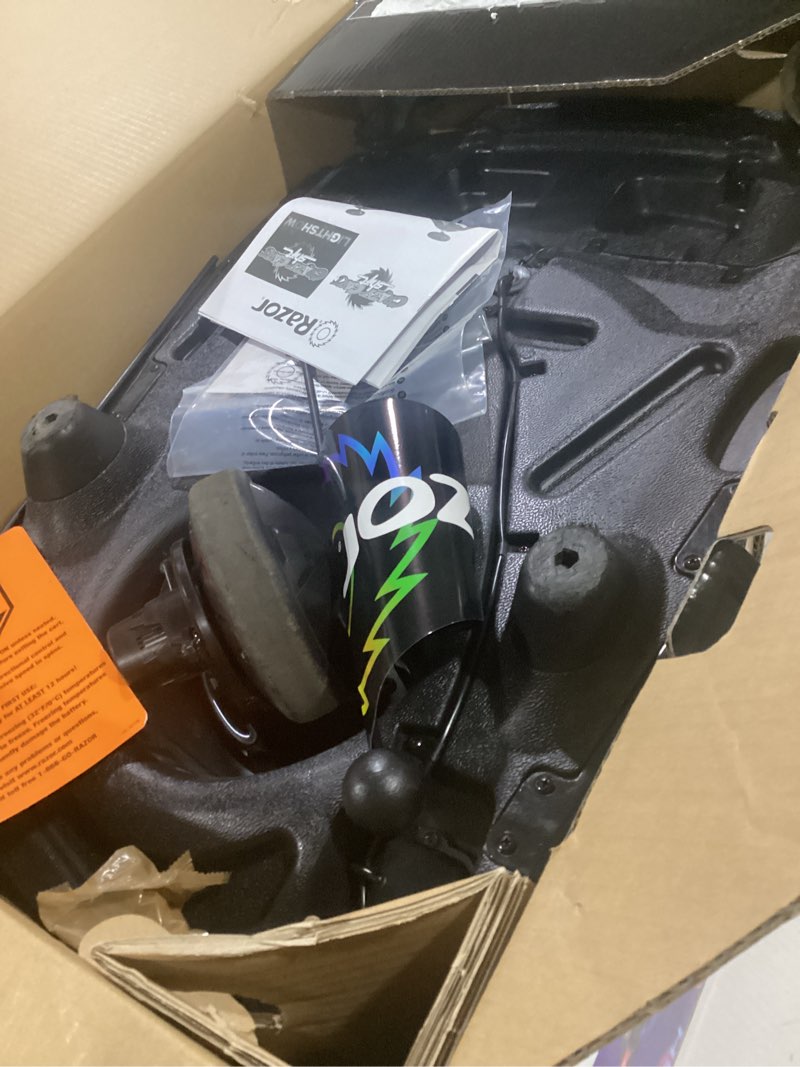 Condition photo showing Good Condition for razor crazy cart shift lightshow - 12v electric drifting go-kart for kids ages 6+, up to 8 mph