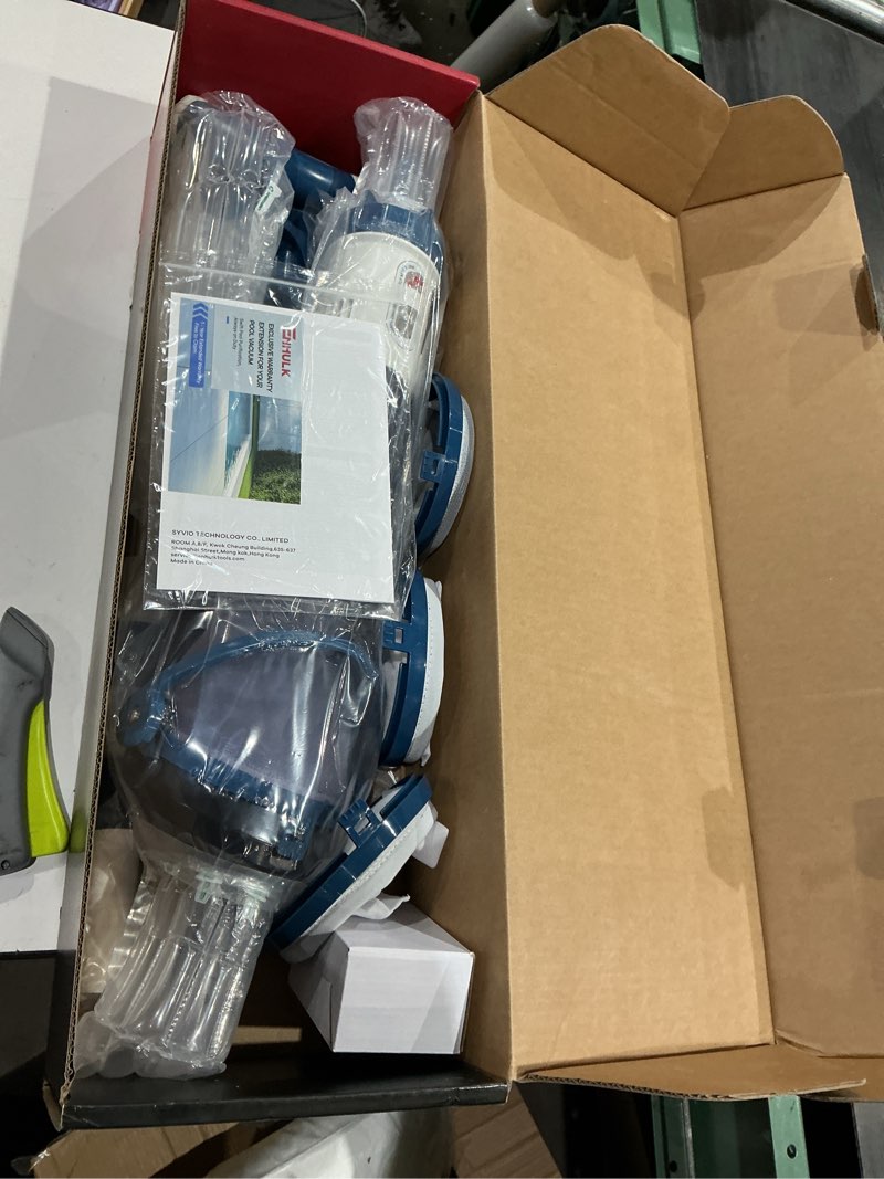 Condition photo showing New/Like New for enhulk rechargeable handheld cordless pool vacuum for above ground pool and inground pool, 60-minute runtime,powerful suction up to 18.5 gallons/min, efficient leaf and debris removal, pc10 pro pc10 pro blue