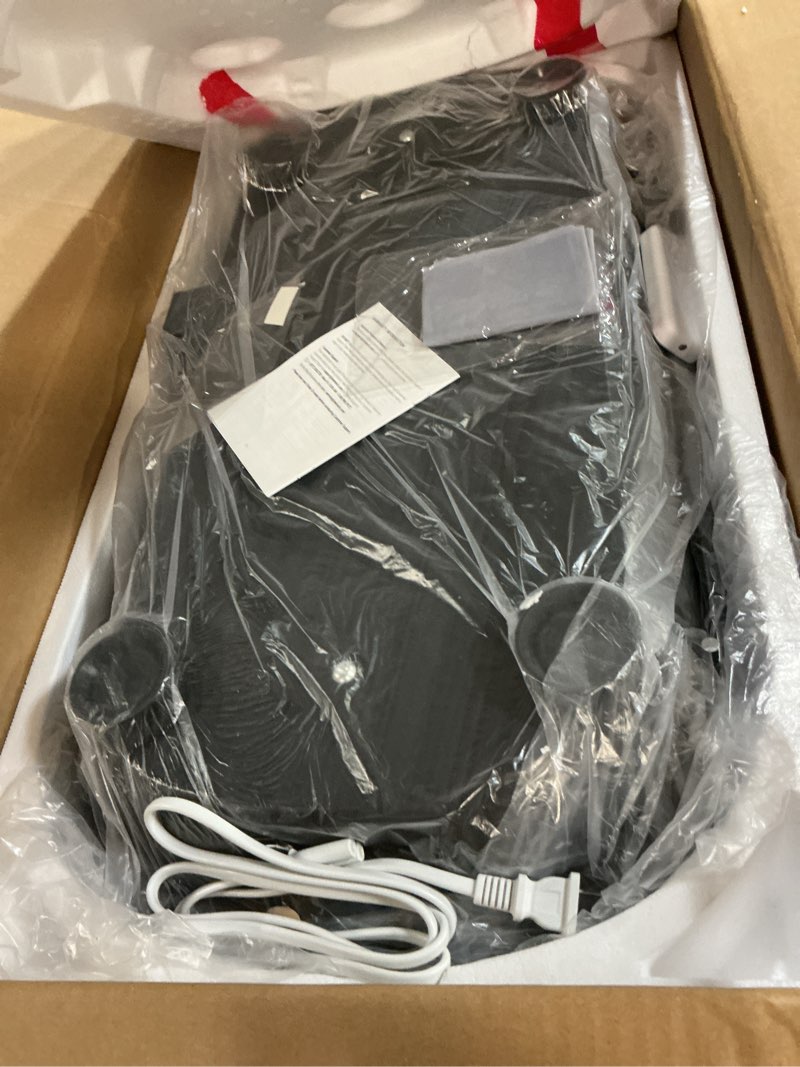 Condition photo showing Good Condition for MERACH Vibration Plate Exercise Machine, Vibration Plate 440 Lbs Capacity, Bluetooth and Silicone Pedal, Stimulate Deep Fat, Vibration Plate for Lymphatic Drainage, Vibrating for Weight Loss Black