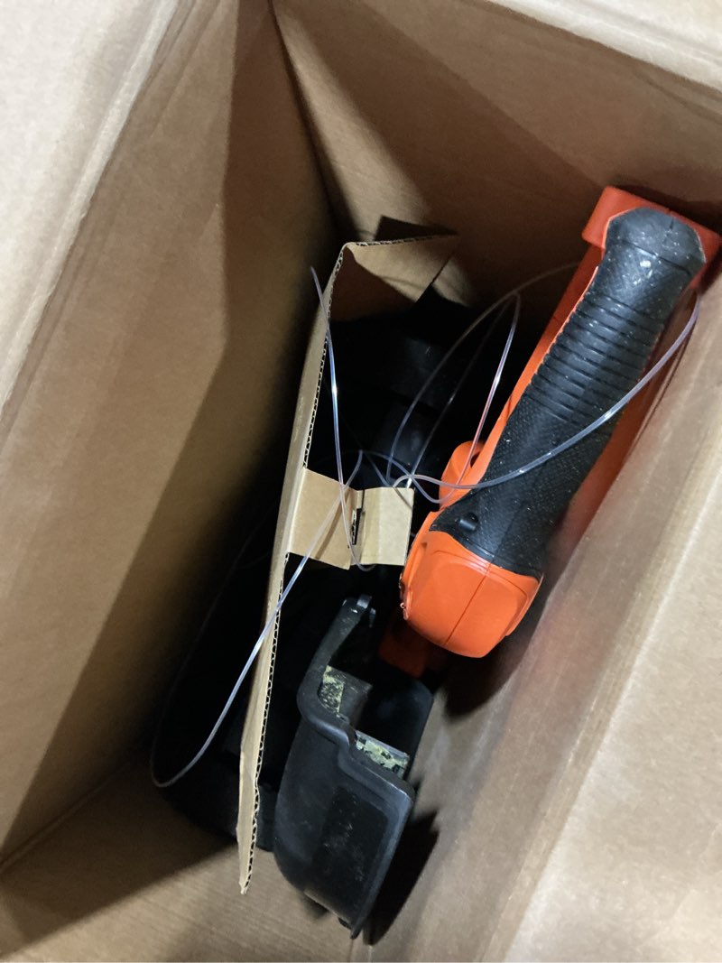 Condition photo showing Good Condition for black+decker electric lawn mower, weed eater and edger 3-in-1 combo, corded 12-inch 6.5 amp electric weed wacker and compact push mower (besta512cm) corded lawn mower