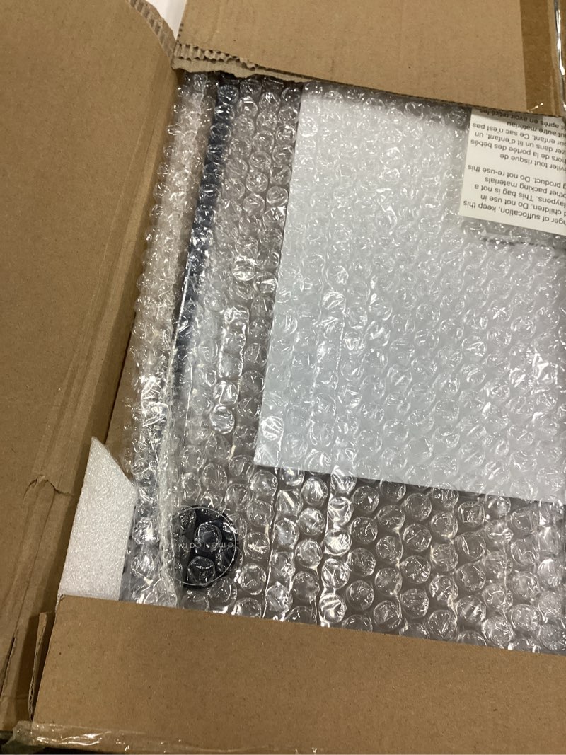 Condition photo showing Good Condition for Americanflat 13x19 Floating Picture Frame with Shatter-Resistant Glass - Fits 12x18 Photos or Smaller - Slide-In Photo Frame - Fusion Float Collection - Floating Frames for Wall Display - Black 13x19 Black