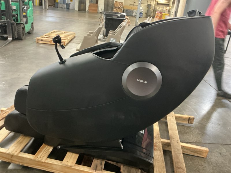 Condition photo showing Good Condition for massage chair, zero gravity full body massage chair, shiatsu recliner with 14 massage points, lumbar & calf heating, 20 auto modes, spacious massage area, bluetooth speaker, touch screen controller black