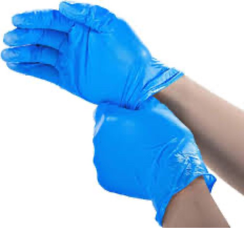 jointown basic medical synmax vinyl exam gloves - latex-free & powder-free - large, bmpf-3003(case o