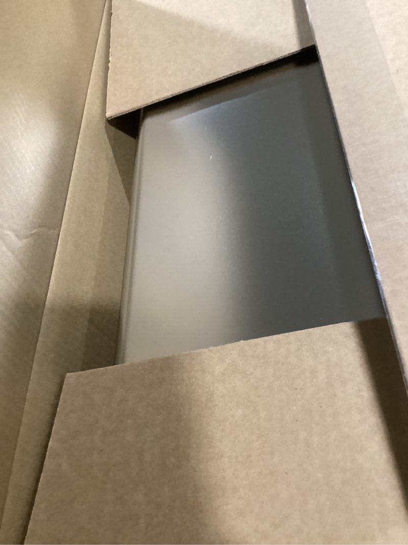 Condition photo showing As Is for Zarler Stainless Steel Litter Box with Lid, Extra Large Cat Litter Boxes, XL Large Metal Litter Box for Big Cats with High Sided, Grey Grey 23"L x 14.6"W x 10.3"H