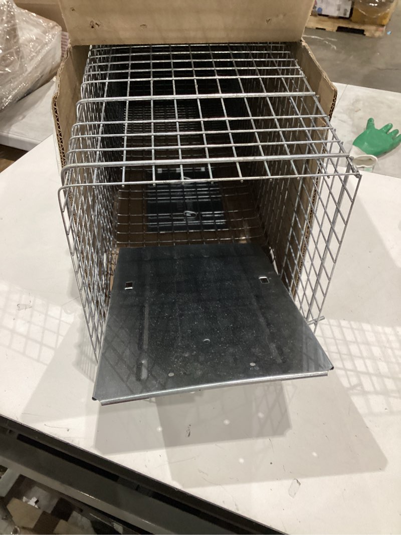 Condition photo showing Good Condition for havahart 1079sr large 1-door humane catch and release live animal trap cage - live raccoon trap, for bobcats, beavers, dogs, & more